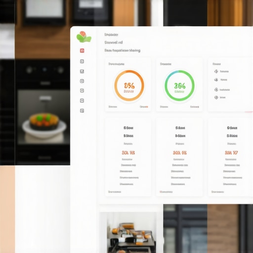 Control room with digital tracking screens for wedding food delivery