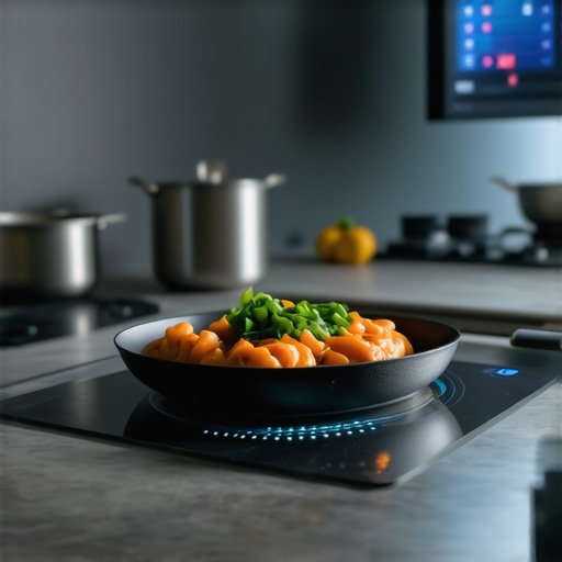 Innovative Private Catering Technology Smart kitchen with IoT sensors ensuring food safety and quality