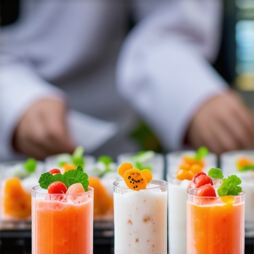 Wedding chefs preparing dishes with advanced culinary technology