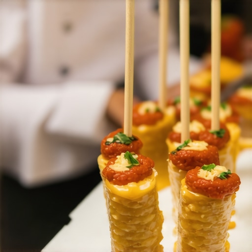 Wedding chef preparing food with delivery technology at a luxurious event