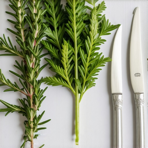 Elegant wedding table featuring sustainable, locally sourced dishes with fresh herbs and regional ingredients.