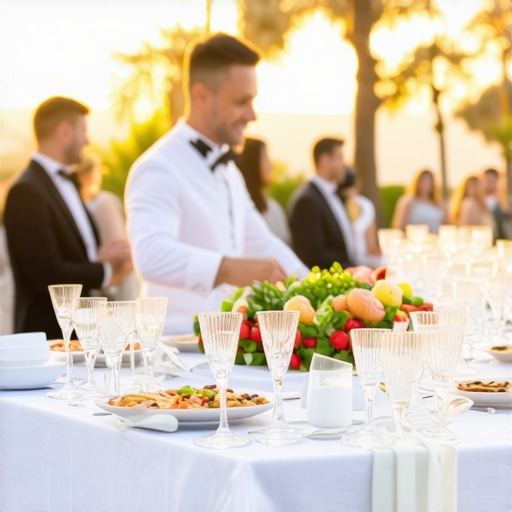 Trusted Servers & On-demand Food Delivery for Elegant Weddings Today