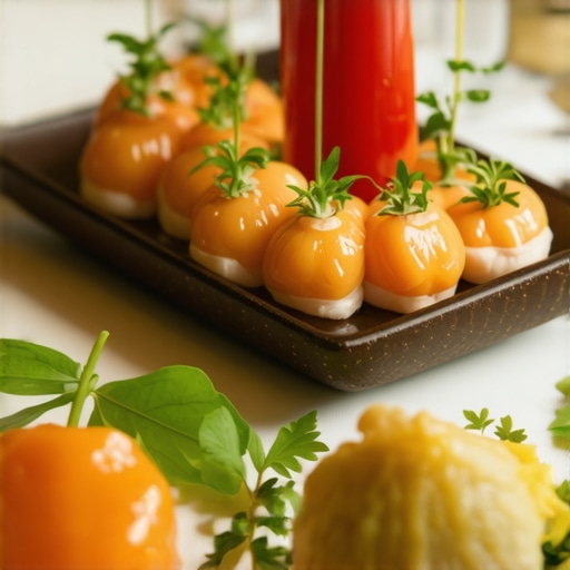 Wedding reception featuring molecular gastronomy and sustainable decor