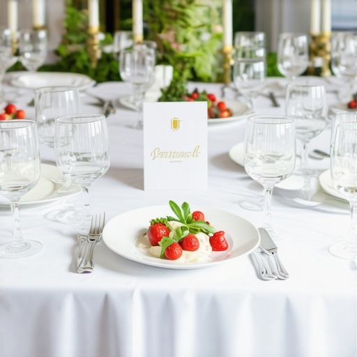 A luxurious wedding reception featuring personalized culinary stations with modern technology
