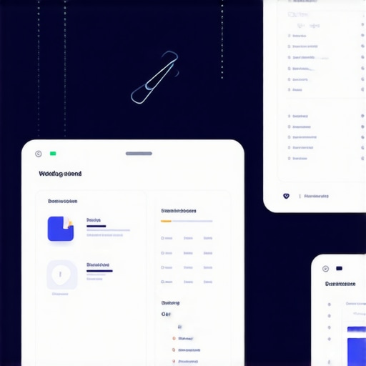 Advanced Wedding Tech Dashboard High-tech wedding planning interface showing blockchain and AI analytics