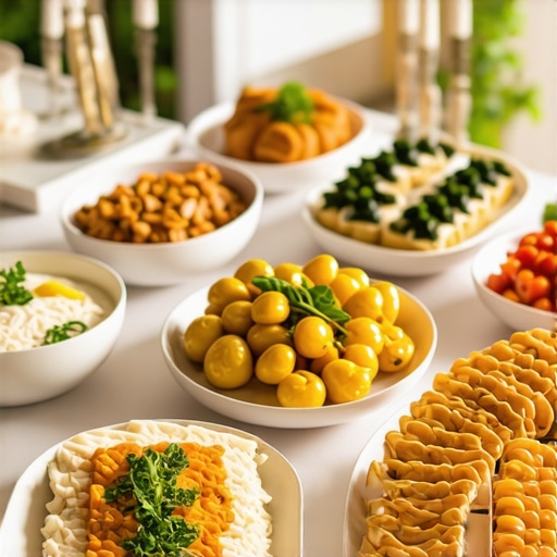 Guests enjoying personalized wedding dishes with technological enhancements