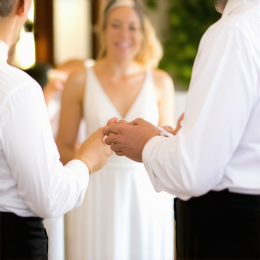 Wedding servers efficiently attending guests at a well-staffed reception