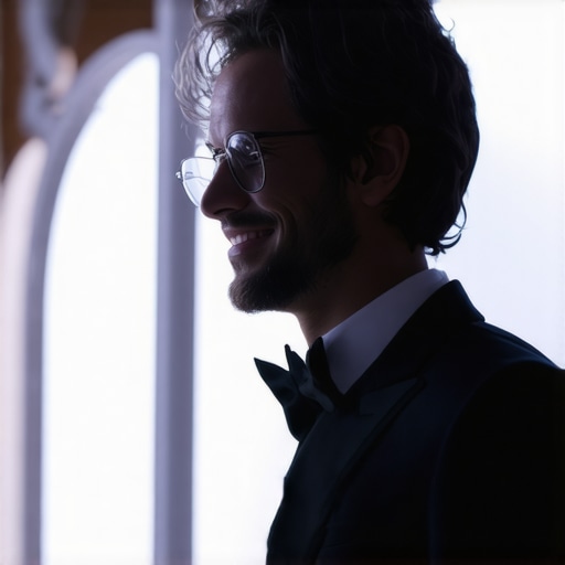 Guests interacting with augmented reality displays during a wedding celebration.