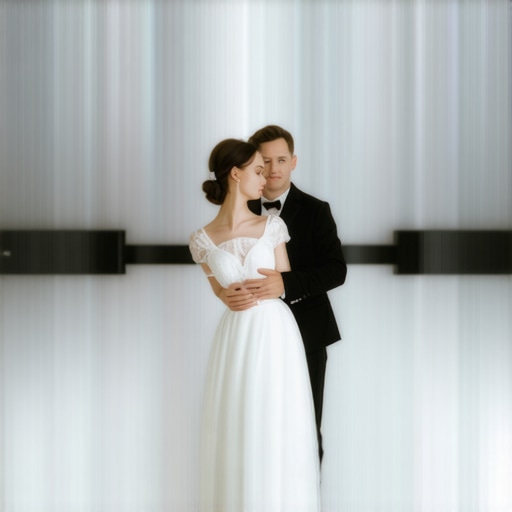 Innovative Wedding Infrastructure with Smart Technologies Modern wedding venue showing modular structures and IoT devices for event management