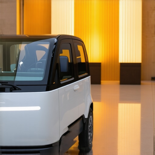 Autonomous delivery vehicles and AI technology in a luxury catering setup
