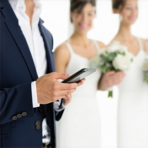 Wedding servers using tablets and mobile systems during a reception.