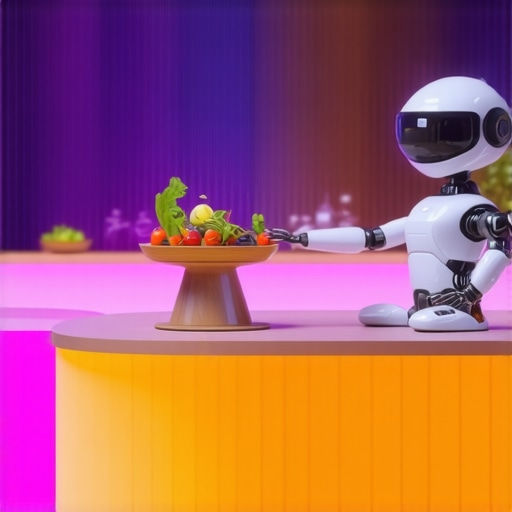 Robots, virtual reality setups, and molecular gastronomy displays at a luxury event