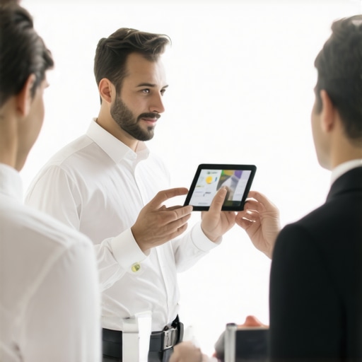 Wedding staff using GPS and real-time data to coordinate a smooth event