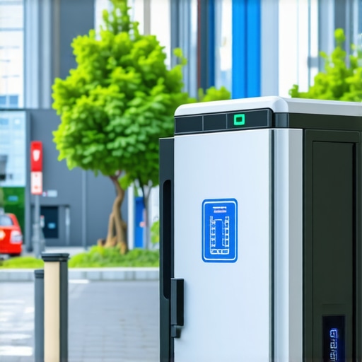 Modern refrigerated van equipped with sensors delivering gourmet food in a city