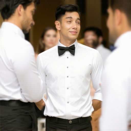 Event staff working together smoothly at an upscale wedding