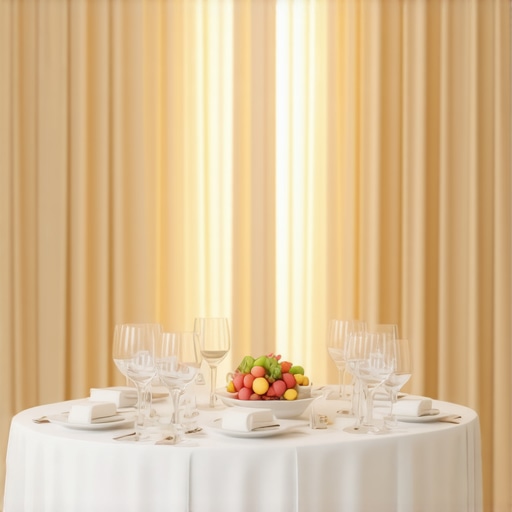 Elegant event scene showcasing private chefs, professional servers, and advanced management technology