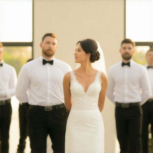 Wedding servers communicating empathetically with guests, showcasing professionalism and attentiveness