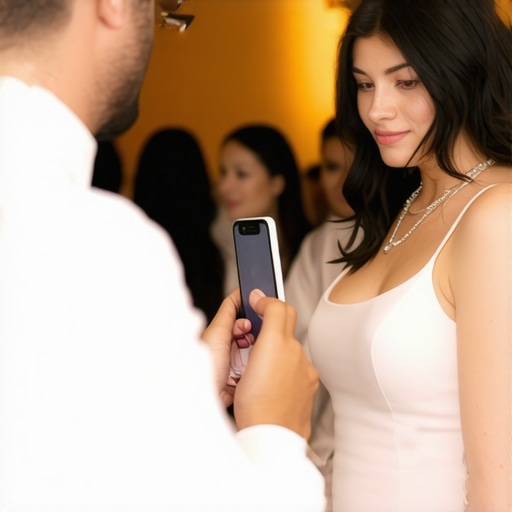 Event staff using digital devices to manage last-minute changes at a wedding reception.