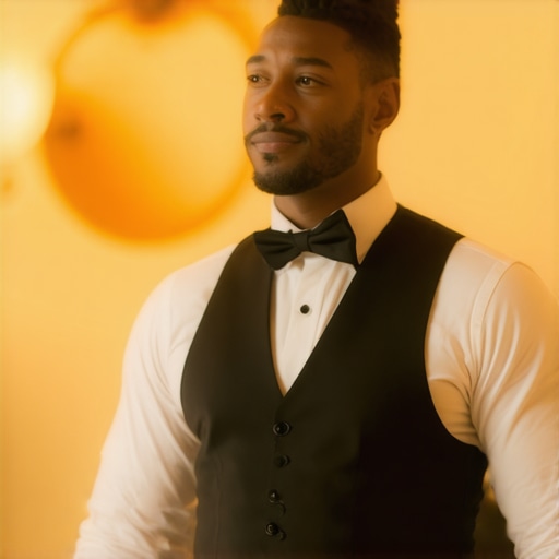 A wedding server attentively serving guests in a luxurious setting.