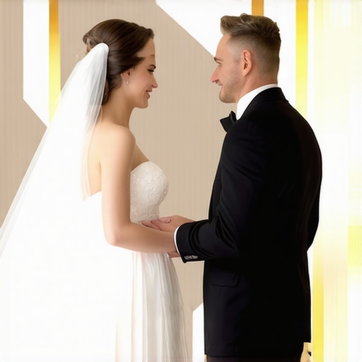 Wedding staff offering high-end service at a glamorous event.