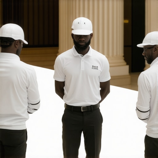 Staff and autonomous robots collaborating during a luxury event