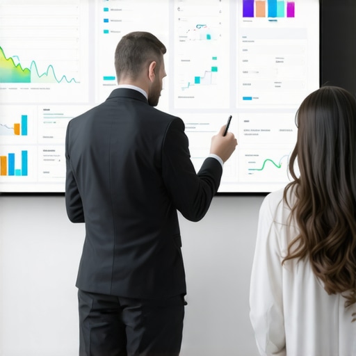 Event staff managing guest flow with RFID tracking and data dashboards