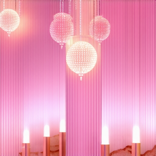 A virtual reality setup showcasing a meticulously designed luxury event space with detailed decor and lighting