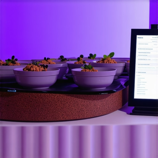 Catering staff using tablets to coordinate menu updates during a wedding event.