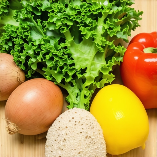 Fresh ingredients with detailed supply chain records displayed
