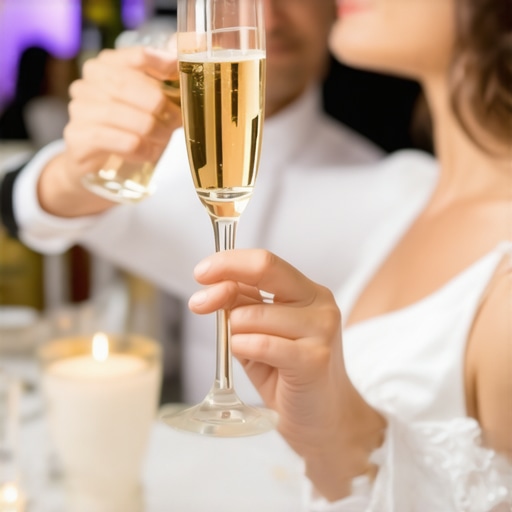 Experienced wedding servers serving drinks gracefully at a luxurious event