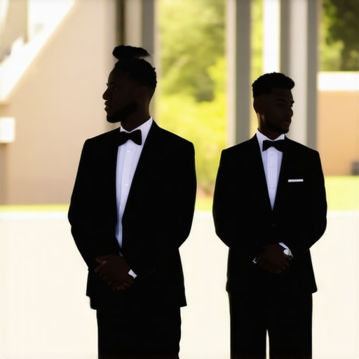 Wedding servers providing attentive service during an outdoor ceremony.