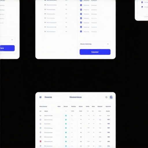 A digital interface showing live insurance status updates for private chefs and servers at an elite event