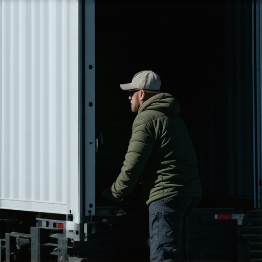Insulated delivery container with IoT sensors tracking temperature in winter