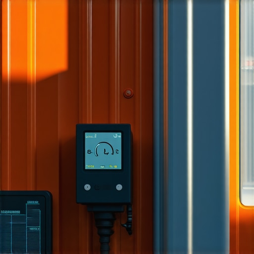 Insulated delivery container equipped with IoT sensors tracking internal conditions in winter