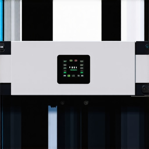 Futuristic delivery container with IoT sensors monitoring temperature and humidity for high-end salads.