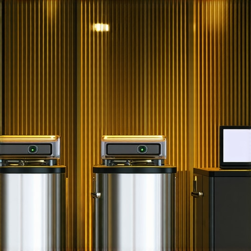 Tech-enabled outdoor catering station with climate monitoring equipment