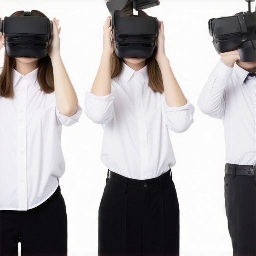 Wedding service staff utilizing augmented reality technology during event preparation