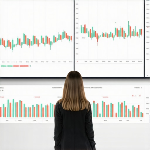 Data Analytics in Event Planning Business professional analyzing market data on a digital screen for wedding catering budget management.