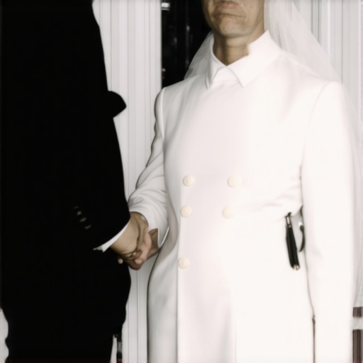 Wedding server wearing discreet RFID monitoring device ensuring seamless service.