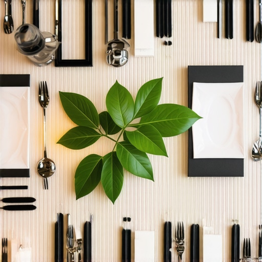 Luxury wedding event showcasing sustainable practices with eco-conscious decor and waste management solutions.