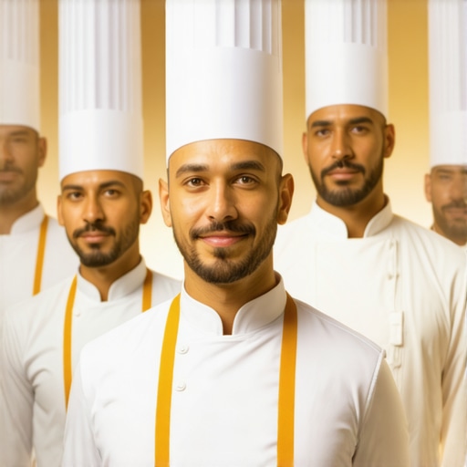 High-End Wedding Catering Logistics Catering staff coordinating with private chefs using modern technology at a wedding event