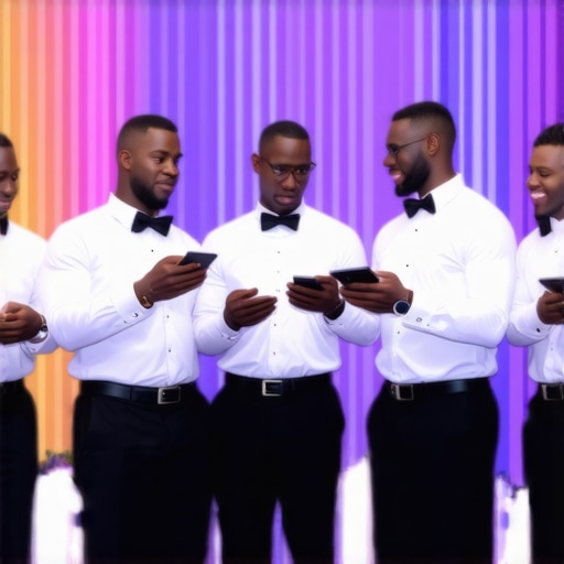 High-End Wedding Server Coordination Wedding servers using tablets and communication devices to coordinate service