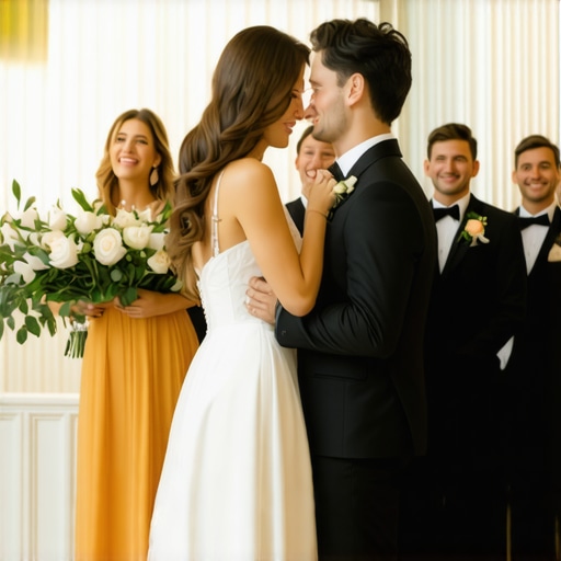 High-Tech Wedding Service Coordination Wedding staff using communication devices to synchronize delivery and service