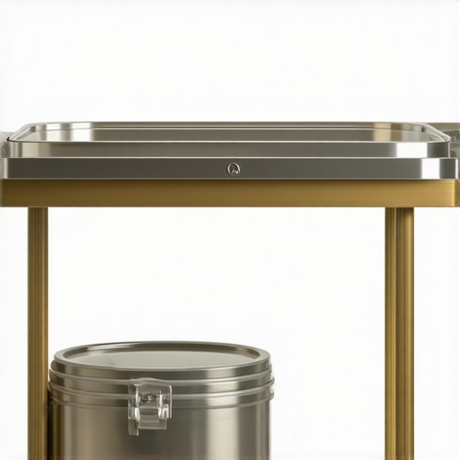 High-end catering delivery setup with premium containers and service staff