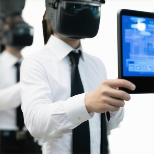 Luxury Event Staff in AR Training Event staff undergoing augmented reality training for incident handling at a luxury party.