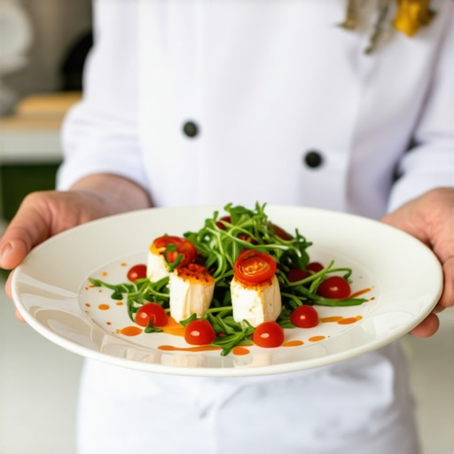 Courier delivering gourmet food with care at an elegant wedding venue.