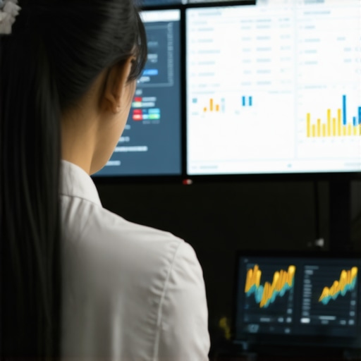 Wedding servers being monitored by AI analytics system on a digital dashboard