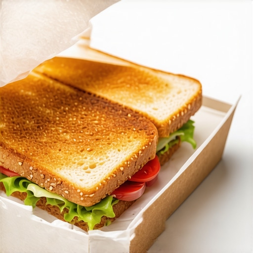 Smart Food Packaging Technologies Advanced food packaging boxes with embedded IoT sensors and phase-change materials designed for preserving sandwich freshness during transport.