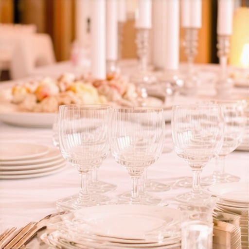 Wedding catering display with beautifully plated dishes and attentive staff
