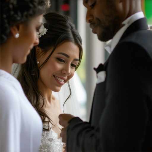 Cybersecurity in Event Management Event staff managing digital security tools during a luxury wedding